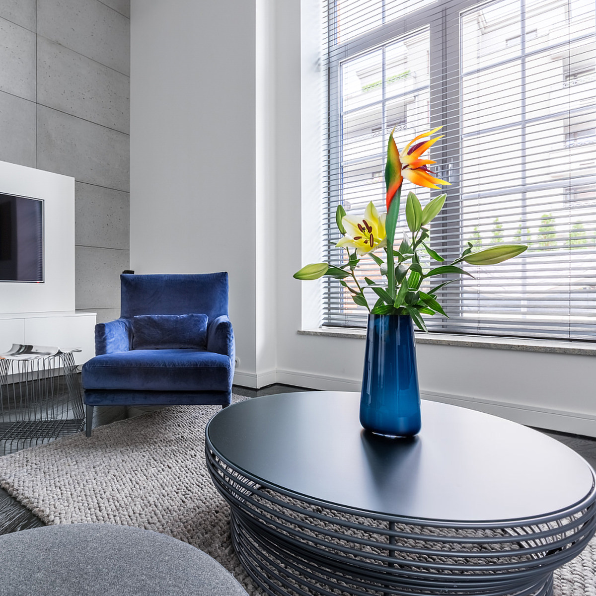 Bird Paradise Strelitzia - Kunstmatige Paradijsvogelbloem (Strelitzia) met Real Touch-effect,