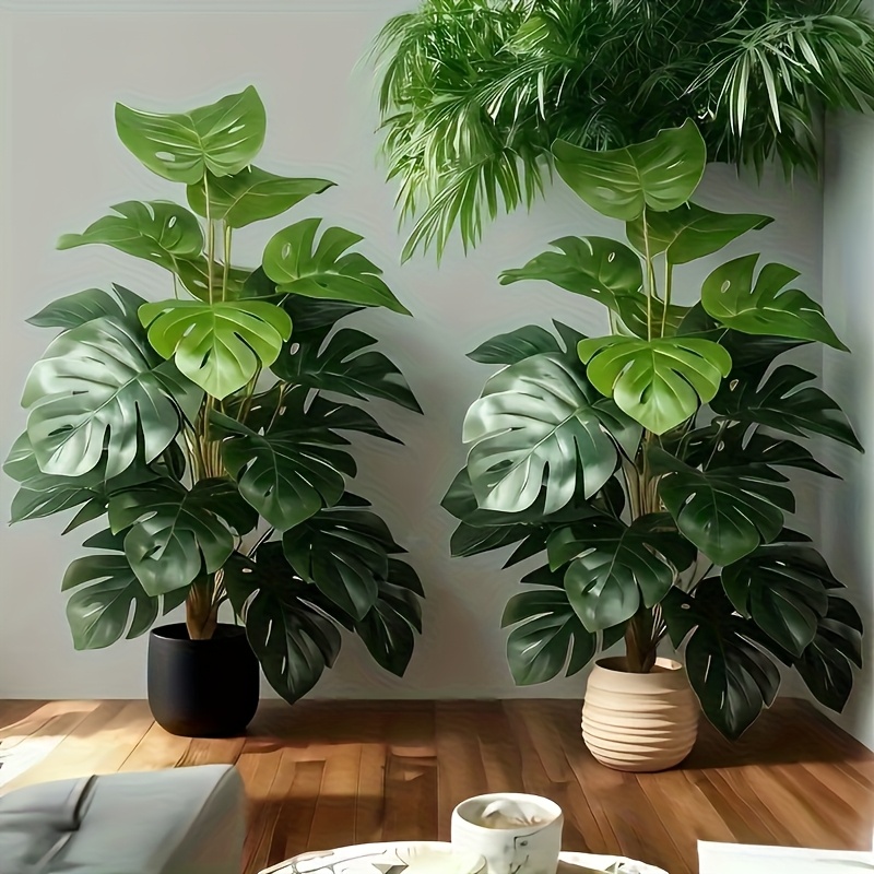 Dracaena Marginata - Kunstmatige Monstera Palmboom Realistische Kunststof Groene