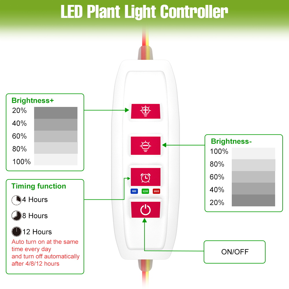 LED Indoor Plant Light Bar USB - Echeveria Succulent recensie en prijs