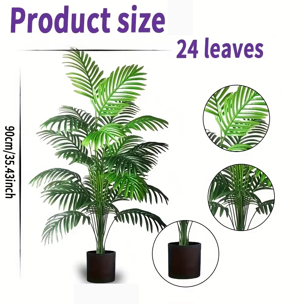 24-bladeren Areca Palm kunstpl - Monstera Adansonii recensie en prijs