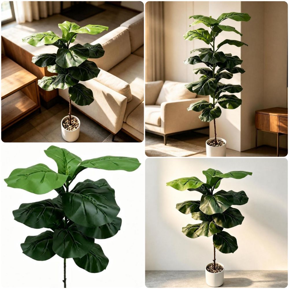 9/15/23 Kunstmatige Ficus Lyra - Ficus Lyrata Tree recensie en prijs